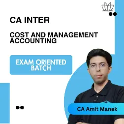 CA Inter Cost & Management Accounting - Exam Orien…